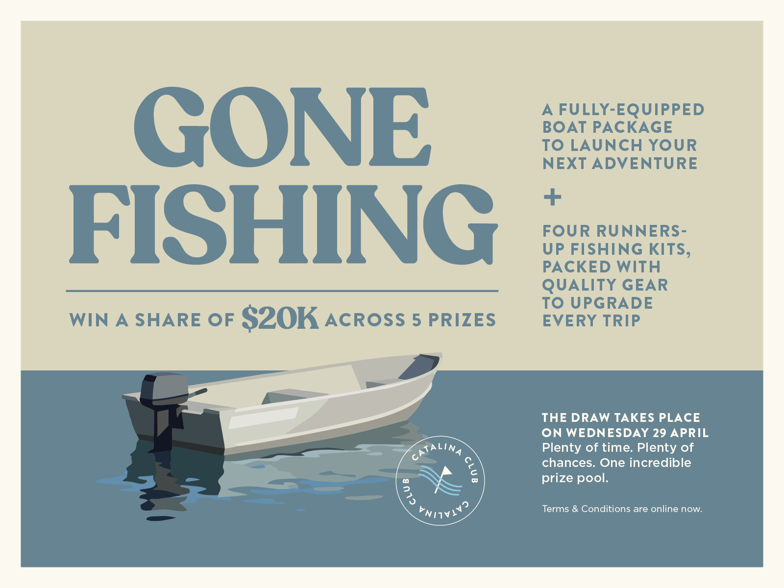 Spend, scan and you could be setting sail.