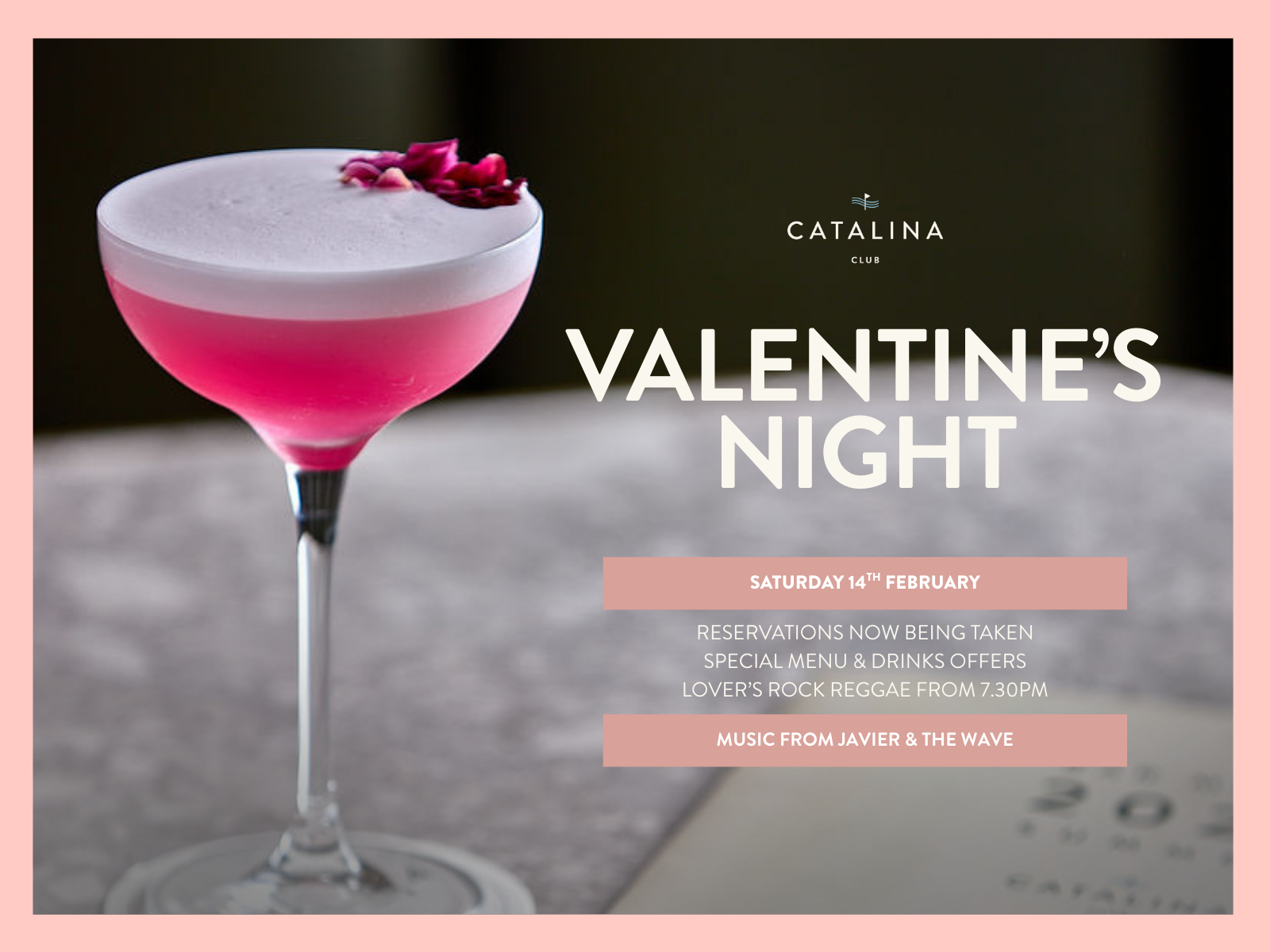 VALENTINE’S NIGHT AT CATALINA CLUB