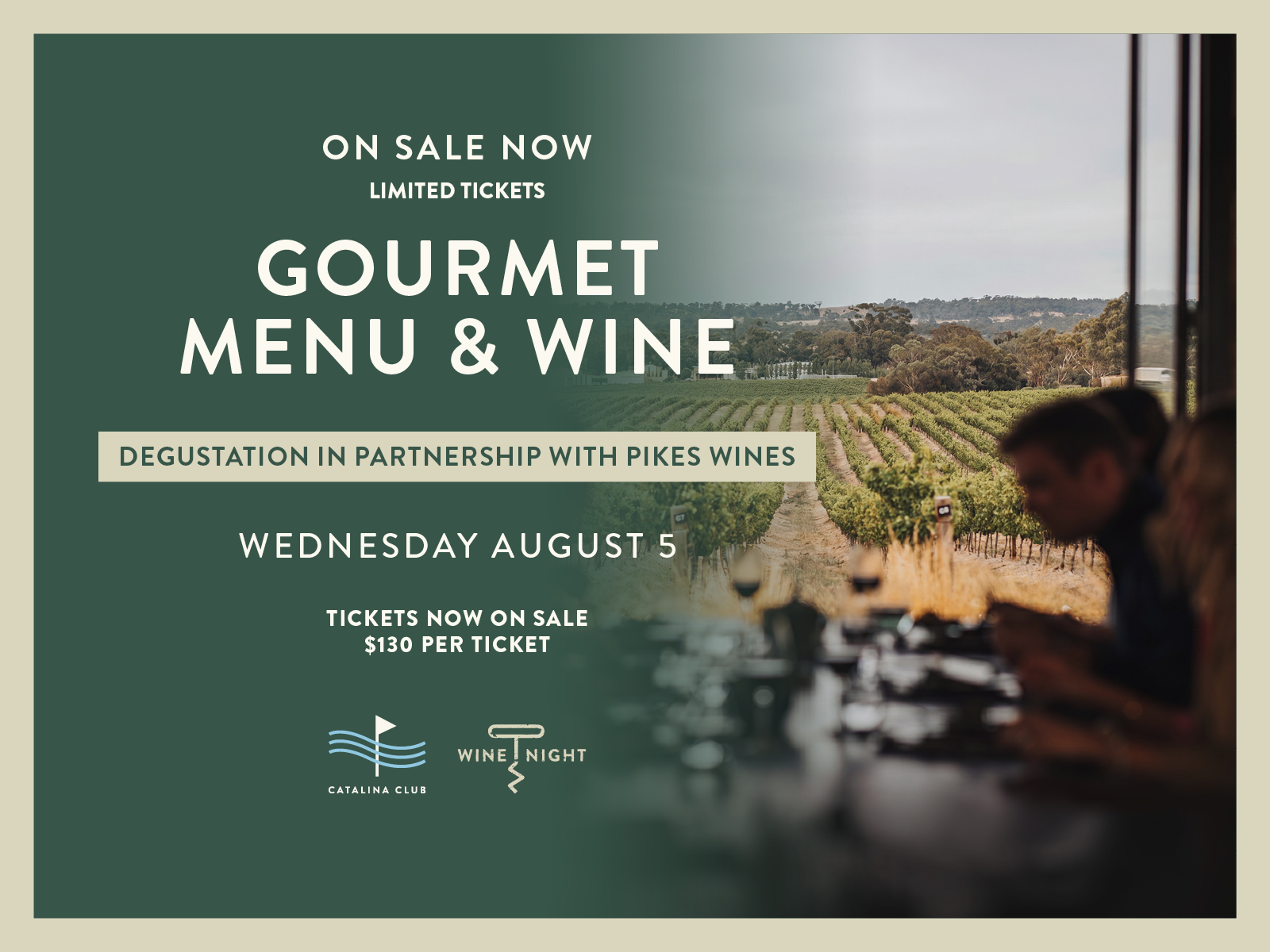 SOLD OUT | WEDNESDAY 5 AUGUST