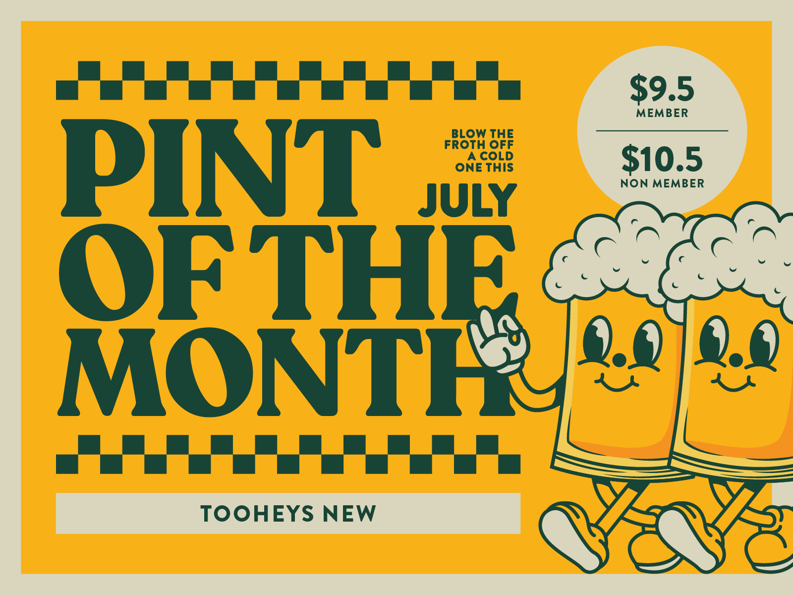 Good Value, Poured Fresh for July.
