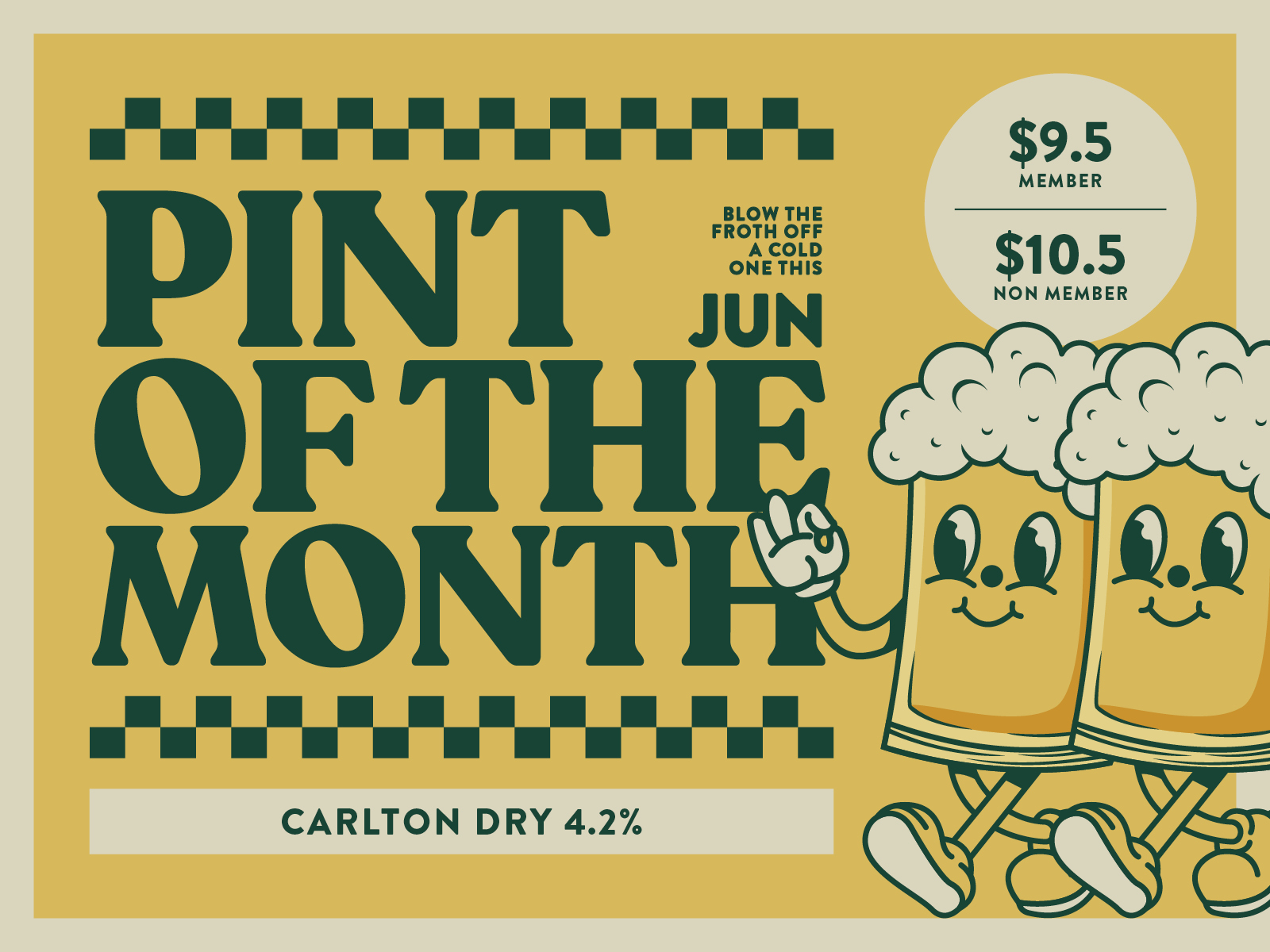 Good Value, Poured Fresh for June.