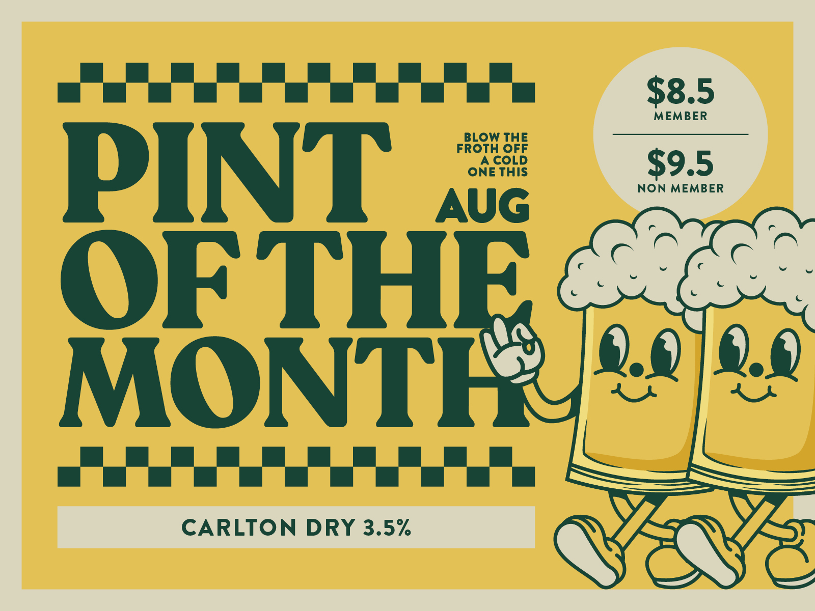 Good Value, Poured Fresh for August.